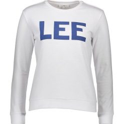 Bluza w kolorze białym. Białe bluzy damskie Lee, xs, bez wzorów, z bawełny, bez kaptura. W wyprzedaży za 109.95 zł.