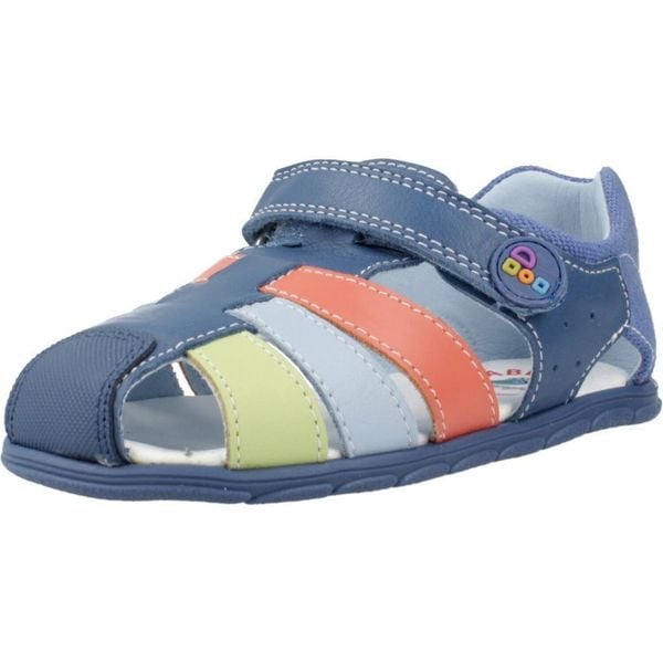 Sandały PABLOSKY 052210P Niebieski. Niebieskie sandały męskie Pablosky, z materiału, bez zapięcia. Za 188.99 zł.