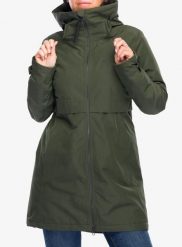Płaszcz ocieplany damski Didriksons Helle Parka 5. Zielone parki damskie Didriksons, m, bez wzorów, z materiału, eleganckie, bez kaptura. Za 593.99 zł.