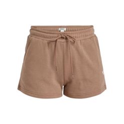 Szorty z elastycznym pasem SURF STOKED Brązowy Kobiety. Brązowe szorty damskie Roxy, m, bez wzorów, z bawełny. Za 159.99 zł.