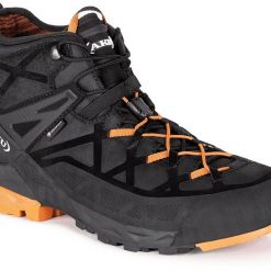 Buty trekkingowe męskie Aku Rock Dfs Mid Gtx. Czarne trekkingi męskie Viking, za kostkę, trekkingowe, gore-tex. Za 825.05 zł.