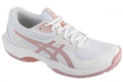 Buty do tenisa damskie, Game FF. Białe obuwie sportowe damskie Asics, bez wzorów, z materiału, tenisowe. Za 369.99 zł.