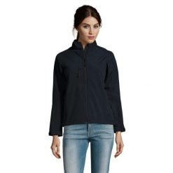 Kurtka Damska Roxy Soft Shell. Niebieskie kurtki sportowe damskie SOL'S, m, bez wzorów, bez kaptura, trekkingowe. Za 217.99 zł.