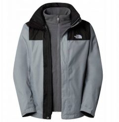Kurtka The North Face M Evolve II Triclimate męska : Kolor - Szary, Rozmiar - XL. Szare kurtki męskie The North Face, m, bez wzorów, bez kaptura. Za 807.45 zł.