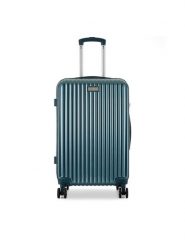 Semi Line Walizka średnia T5955-2 Granatowy. Niebieskie walizki męskie Semi-line, bez wzorów, z tworzywa sztucznego, średnie. Za 299.99 zł.