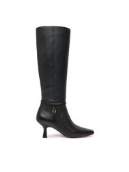 Coach Kozaki Raquel Boot CW985 Czarny. Czarne kozaki damskie Coach, ze skóry, bez obcasa, na szpilce. Za 1,749.00 zł.