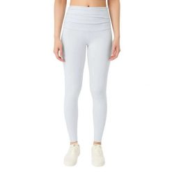 Damskie legginsy Mandala Pilates. Niebieskie legginsy damskie MANDALA, m, bez wzorów, z bawełny, na fitness i siłownię. Za 310.50 zł.