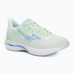 Buty do biegania damskie Mizuno Wave Inspire 21. Zielone obuwie sportowe damskie Mizuno, bez wzorów, do biegania, mizuno wave. Za 709.99 zł.
