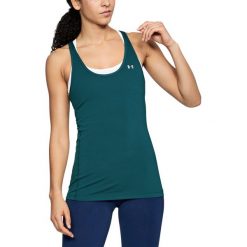 Under Armour Koszulka damska HG Armour Racer Tank zielona r. M (1271765-716). Bluzki damskie marki Under Armour. Za 81.00 zł.