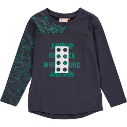 Koszulka "Thomas 602" w kolorze antracytowym. Szare t-shirty dla chłopców marki Lego Wear Fashion, z materiału, z długim rękawem. W wyprzedaży za 49.95 zł.