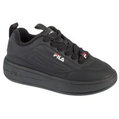 Buty Sportowe Fila Superbubble FFW0536-80010 czarne. Czarne obuwie sportowe damskie bez wzorów, z gumy. Za 372.22 zł.