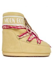 Moon Boot Śniegowce Mb Icon Low Suede Laces 80D1409670 Żółty. Żółte śniegowce i trapery męskie Moon Boot, ze skóry, bez zapięcia. Za 1,269.00 zł.