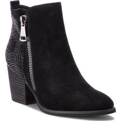 Botki ALMA EN PENA - I18281 Crosta Black. Czarne kozaki damskie Alma en Pena, z materiału, bez obcasa, na obcasie. W wyprzedaży za 359.00 zł.