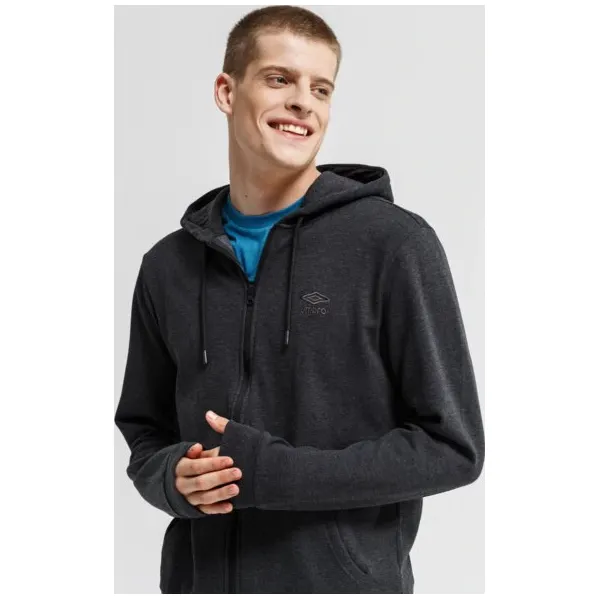 Umbro Bluza Rozpinana Z Kapturem Basil , szary, rozmiar M. Szare bluzy męskie Umbro, m, z aplikacjami, z bawełny, z kapturem. Za 99.99 zł.