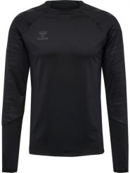 Bluza Hummel Pro. Czarne bluzy damskie Hummel, m, bez wzorów, z materiału, bez kaptura, do biegania. Za 170.95 zł.