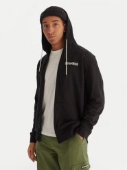 DC Shoes Bluza Baseline ADYFT03389 Czarny Regular Fit. Czarne bluzy męskie DC Shoes, m, bez wzorów, z bawełny, bez kaptura. Za 349.99 zł.