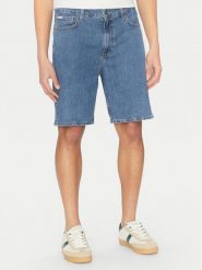Guess Jeans Szorty jeansowe M4YD37 D5M54 Niebieski Regular Fit. Niebieskie szorty męskie Guess Jeans, m, z aplikacjami, z bawełny. Za 179.99 zł.