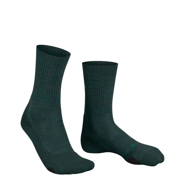 Skarpetki damskie Falke TK2 Explore Wool. Zielone skarpety damskie Falke, bez wzorów, z poliamidu. Za 172.00 zł.