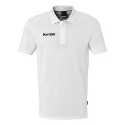 Polo Kempa Classic. Białe koszulki sportowe damskie Kempa, bez wzorów, z materiału, bez kołnierzyka, bez ramiączek, do piłki ręcznej. Za 163.50 zł.