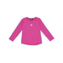 Dziewczęca koszulka Leone z długim rękawem Pink Girl. Czerwone t-shirty i topy dla dziewczynek LEONE 1947 APPAREL, bez wzorów, bez ramiączek. W wyprzedaży za 64.50 zł.