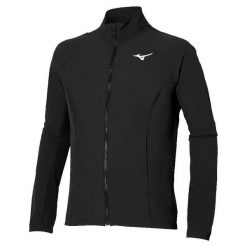 Kurtka Mizuno Shadow. Czarne kurtki męskie Mizuno, l, bez wzorów, z materiału, na fitness i siłownię. Za 289.99 zł.