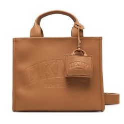 Torebka DKNY. Brązowe torebki do ręki damskie DKNY, bez wzorów, klasyczne, bez dodatków. Za 699.99 zł.