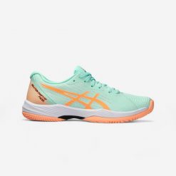 Buty do padla damskie ASICS Solution Swift. Białe obuwie sportowe damskie Asics, bez wzorów, z gumy. Za 359.99 zł.