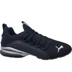 Buty treningowe męskie Puma Axelion LS. Czarne buty sportowe męskie Puma, z gumy, bez zapięcia, na fitness i siłownię. Za 308.00 zł.
