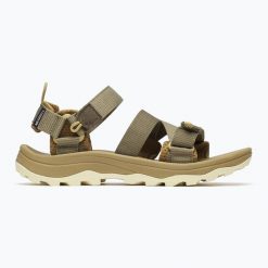 Sandały męskie Merrell Speed Fusion Sport RMX. Zielone sandały męskie Merrell, bez zapięcia. Za 309.99 zł.