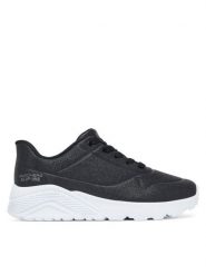 Skechers Sneakersy Uno Lite Ease 310425L/BLK Czarny. Czarne buty sportowe dziewczęce Skechers, bez wzorów, ze skóry, bez zapięcia. Za 269.99 zł.