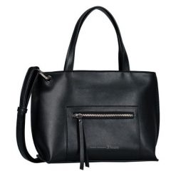 Tom Tailor torebka Tabea czarna. Czarne torebki do ręki damskie Tom Tailor, bez wzorów, eleganckie, bez dodatków. Za 216.00 zł.