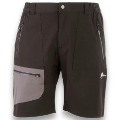 Szorty Ande New Palma Dorośli. Czarne krótkie spodenki sportowe męskie ANDE, s, bez wzorów, z elastanu, trekkingowe. Za 236.99 zł.