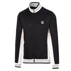 Bluza sportowa męska Fila Björn. Czarne kurtki sportowe męskie Fila, m, bez wzorów, z syntetyku. Za 415.00 zł.