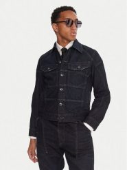 G-Star Raw Kurtka jeansowa Kitoh 3D D27404-E207 Granatowy Regular Fit. Niebieskie kurtki męskie G-Star Raw, m, bez wzorów, z bawełny, retro, bez kaptura. Za 819.99 zł.