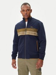 Aeronautica Militare Bluza 252FE2066UP00350 Granatowy Regular Fit. Niebieskie bluzy męskie Aeronautica Militare, m, bez wzorów, z bawełny, bez kaptura. Za 999.99 zł.