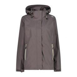 Damska wiatrówka CMP. Brązowe kurtki sportowe damskie CMP, s, bez wzorów, z softshellu, bez kaptura, trekkingowe. Za 349.40 zł.