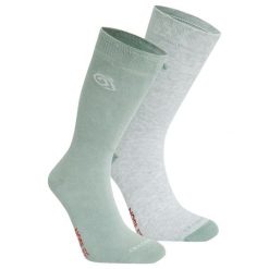 Skarpety Odstraszające Owady Dla Dorosłych Unisex (zestaw 2 Sztuk). Szare skarpety damskie Craghoppers, bez wzorów. Za 146.99 zł.