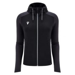 Bluza damska z kapturem Macron Kitilla 3D. Czarne bluzy damskie Macron, bez wzorów, z kapturem. Za 388.50 zł.
