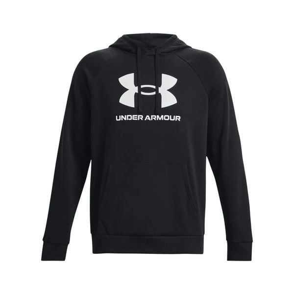 Bluza z kapturem Under Armour Rival Fleece Logo. Czarne bluzy męskie Under Armour, l, bez wzorów, z kapturem. Za 260.00 zł.