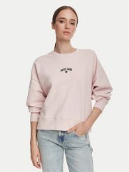 Guess Jeans Bluza W6YQ03 K3828 Różowy Regular Fit. Czerwone bluzy damskie Guess Jeans, xs, z aplikacjami, z bawełny, bez kaptura. Za 299.99 zł.