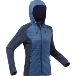 Bluza turystyczna damska Quechua NH500 Hybrid. Czarne bluzy damskie QUECHUA, m, bez wzorów, z tkaniny, bez kaptura. Za 169.99 zł.