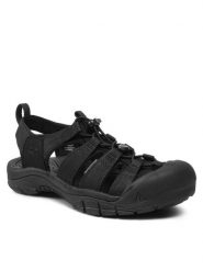 Keen Sandały Newport H2 1022258 Czarny. Czarne sandały męskie Keen, z materiału, bez zapięcia. Za 359.00 zł.