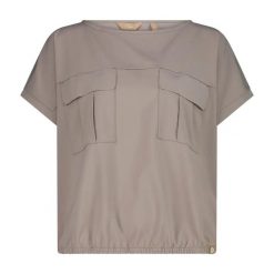 Koszulka lekka z kieszeniami z przodu damska CMP. Brązowe t-shirty damskie CMP, xl, bez wzorów, z materiału, sportowe, bez kołnierzyka. Za 195.00 zł.