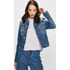Tommy Jeans - Kurtka. Niebieskie kurtki damskie marki Tommy Jeans, z bawełny. Za 449.90 zł.