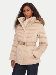 Guess Kurtka puchowa W5BL31 W2802 Szary Regular Fit. Szare kurtki damskie Guess, s, z aplikacjami, z puchu, bez kaptura. Za 969.99 zł.