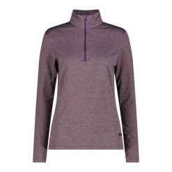 Damski sweter z golfem z jerseyu CMP. Brązowe swetry damskie CMP, bez wzorów, z jersey, sportowe, bez kołnierzyka, bez ramiączek, bez kaptura. Za 308.00 zł.