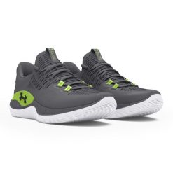 Buty treningowe męskie Under Armour Dynamic IntelliKnit. Szare buty sportowe męskie Under Armour, bez zapięcia, na fitness i siłownię. Za 279.99 zł.