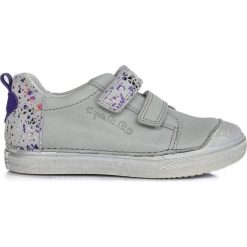 D-D-step tenisówki dziewczęce 28 szary. Szare buty sportowe dziewczęce D-D-Step, z aplikacjami, bez zapięcia. Za 195.00 zł.