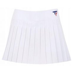 Spódniczka tenisowa dziecięca Tecnifibre Team Skort. Białe spódniczki dla dziewczynek TECNIFIBRE, bez wzorów. Za 179.00 zł.