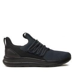 Sneakersy adidas. Czarne trampki i tenisówki chłopięce Adidas, bez wzorów, bez zapięcia. Za 239.99 zł.